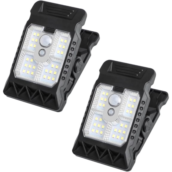 Clip on Solar Lights Outdoor, 2026 New Solar Powered LED Security Lamp, Waterproof & Heatproof Wall Light for Fence, Deck & Gutter, Dusk to Dawn