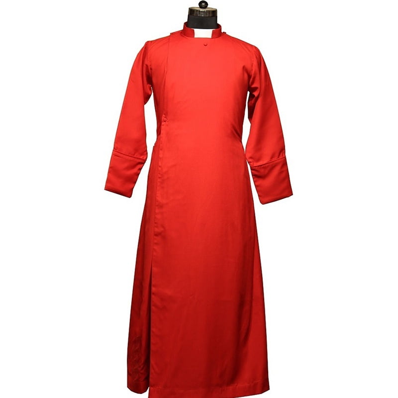 BPURB Prêtre Soutane Toga Avec Col à Onglet, Pour Homme