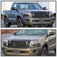 thumbnail image 2 of Spec-D Tuning Glossy Black Mesh Honeycomb Front Bumper Hood Grille Grill Compatible with 2005-2011 Toyota Tacoma, 2 of 7