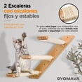 thumbnail image 4 of Hamaca para Gatos con Escaleras de Yute | Repisas para Gatos Grandes | Muebles para Gatos de Pared | Gimnasio para Gatos Interior Seguro y Decorativo, 4 of 8