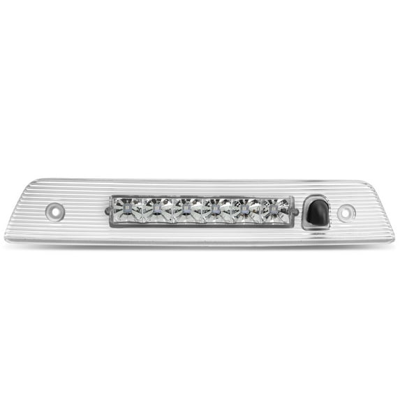 DNA Motoring 3BL-JGC05-LED-CH For 2005 to 2010 Jeep Grand Cherokee WK Hight Mount LED 3rd Third Tail Brake Light Rear Stop Lamp Chrome Housing 06 07 08 09