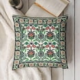 thumbnail image 3 of Vintage Floral Pillow Cover,Traditional Ethnic Abstract Texture Floral Plants Art Aesthetics Pillow Covers with Hidden Zipper Set of 2 for Bedroom Living Room Sofa Cushion16 x16, 3 of 6
