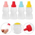 thumbnail image 3 of BRIGHTFUFU Mini botella de condimento de oso, vinagre de especias rellenable, recipiente para salsa de soja, botellas para condimentos, 4 Uds., 3 of 8