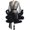 Black, variant on Fancifize Women Kimono Robe Sexy Sheer Mesh Furry Robe Lingerie Bridal Robes for Women Tulle Robe Bathrobe Nightgown