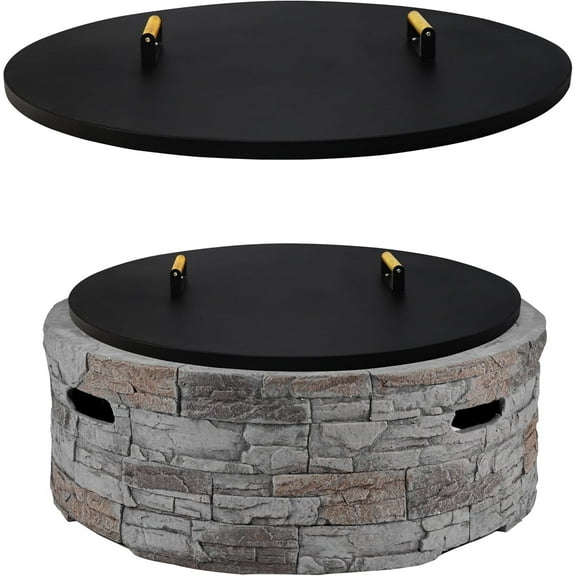 FEBTECH Fire Pit Shield 38 Inch - Compatible with Fire Pits Diameter Up to 36"