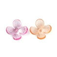 thumbnail image 2 of Transparent Acrylic Beads Caps Flower Mixed Color 18.5x16x5mm Hole: 1.6mm, 2 of 3