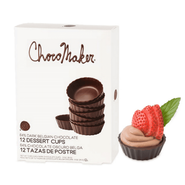 Belgian Dark Chocolate Dessert Cups, 12ct