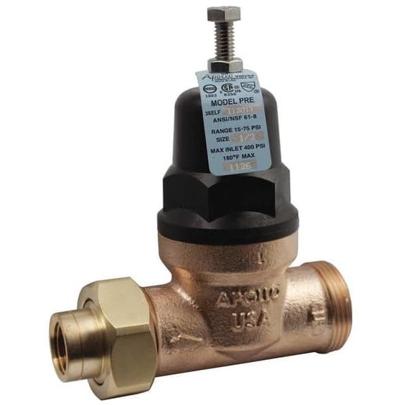APOLLO Water Pressure Reducing Valve,3/4 in. 36ELF10401T CA3