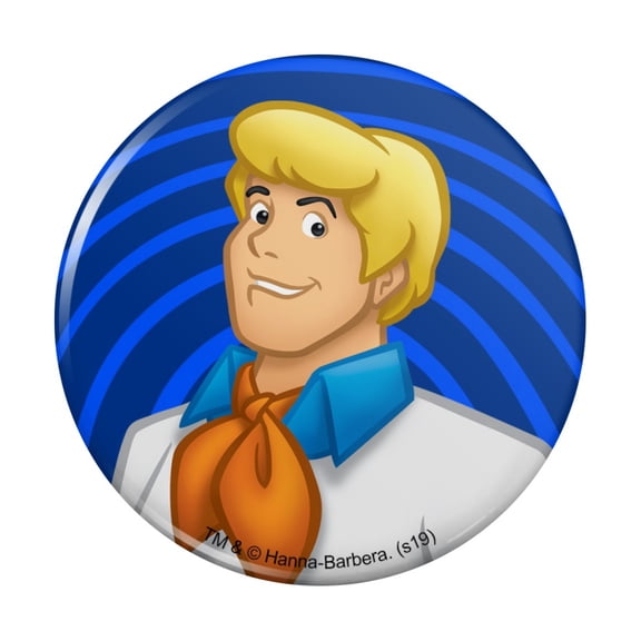Scooby-Doo Fred Character Pinback Button Pin