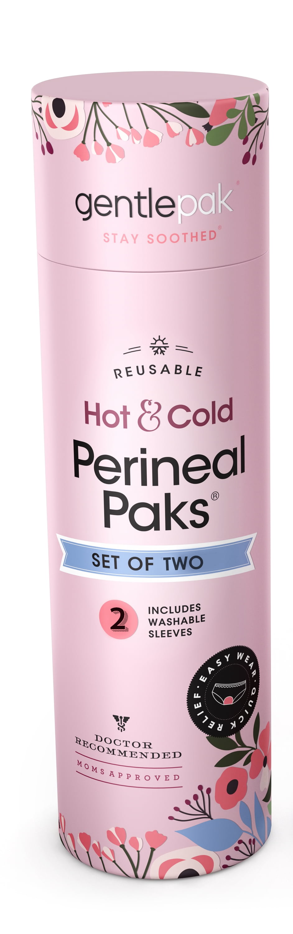 Gentlepak Hot & Cold Perineal therapy 2 pack set with covers