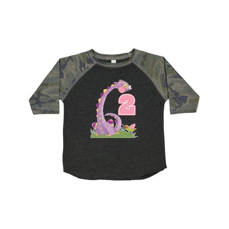 

Inktastic 2nd Birthday Dragon 2 Year Old Girl Gift Toddler Toddler Girl T-Shirt