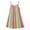 Red, variant on PINQI Birthday Baby Girls Dresses Toddler Kids Crew Neck Summer Sleeveless Sundress Casual Beach Rainbow Party Dress A Line Sundress