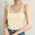 thumbnail image 2 of cfhntfmh Women's Sleeveless Tank Tops Knit Square Neck Ribbed Shirts Summer Casual Basic Tanks Going out Clothes Outfit, 2 of 3
