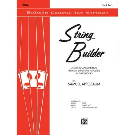 Builder Soft Toy - Belwin Course for Strings: String Builder, Bk 2: A String Class Method (for Class or Individual Instruction) - Viola (Paperback)