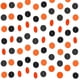 thumbnail image 5 of Guirnalda de puntos de Halloween de color naranja y negro: decoraciones para fiestas de Halloween, cintas de Halloween, 4 m, 5 of 5