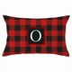 thumbnail image 1 of Funda de almohada navideña | Estampado de lino de gnomo sin rostro y copo de nieve | Cremallera oculta | Decoración navideña de temporada para sofá y sala de estar, 1 of 1