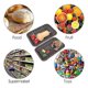 thumbnail image 3 of 3 Pcs Wicker Bread Basket,handmade Woven Basket,tabletop Display Organizer Serving Baskets For Food, 3 of 5