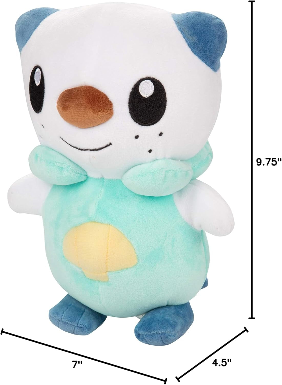 Pokemon Legends: Arceus 8" Oshawott Plush - Generation 5 Starter Figure - Officially Licensed - Soft Stuffed Animal Toy - Gift for Kids, Boys, Girls - 2+