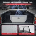 thumbnail image 7 of Huisuilinss 39 Inch Trailer Tongue Box,Aluminum Tool Box for Storage Toolbox, Aluminum Diamond Plate Trailer Tongue Box with Lock,Waterproof Trailer Tool Box for Pick Up Truck Bed,RV Trailer, 7 of 7