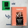 thumbnail image 2 of Canson XL Recycled Sketch Pad, 9" x 12", 100 Sheets, Wirebound, 2 of 3