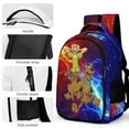 thumbnail image 4 of Scooby Doo Shaggy Backpack Multipurpose Daypack Large Capacity Student Schoolbag Satchel Bookbag Rucksack Travel Laptop Bag With Pockets, 4 of 6