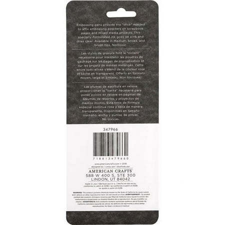 Moxy Embossing Pens 3/Pkg-White
