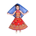 thumbnail image 1 of Ahhaaaa Kids Ethnic Cotton Blend Radha Dress Lehenga Choli Chania Choli Set For Baby Girls, 1 of 21