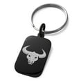 thumbnail image 3 of Tioneer Stainless Steel Greek Mythology Minotaur Engraved Small Rectangle Dog Tag Charm Keychain Keyring Celtic Premier, 3 of 5