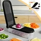 thumbnail image 4 of Multifunctional Vegetable Chopper | 7 Interchangeable Stainless Steel Blades | Food Dicer & Slicer | Built-In Container Tray | Easy Clean & Storage | 560g | 27x11.6x6.8cm | Black, 4 of 5