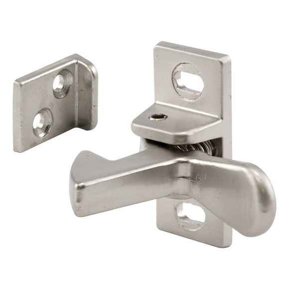 Elbow Catch Prime-Line de acero niquelado satinado, 1,3 cm de alto x 1,6 cm de ancho
