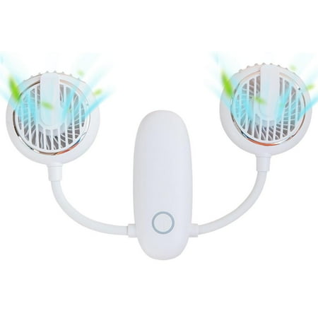 

Hand Free Waist Fan Mini Personal Neck Fan Adjustable Hanging Waist Fan