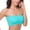 Blue, variant on 4 PC Posture Correcting Bra for Seniors Ice Silk Gathering Bra without Steel Ring Plus Size Bras No Underwire Bras
