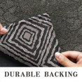 thumbnail image 6 of Black and White Geometric Pattern Door Rugs,Washable Non Slip Door Mats Indoor,Decorative Door Mats,Entry Mat Indoor for Entrance,Bedroom,Kitchen,Bathroom,17"x30", 6 of 6