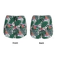 thumbnail image 6 of Goofa Tropical Leaves Printed Women 2 in 1 Running Shorts,Quick Dry Athletic Workout Shorts,High Waisted Athletic Shorts with Liner Pockets-Large, 6 of 9