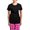 With Pink Pant, variant on CafePress - Elegant Couple Pajamas - Women's Short Sleeve Print T-Shirt and Pants Dark Cotton Pajama Set