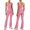 a1-Pink, variant on KPOPLK 2 Piece Workout Sets for Women High Waist Yoga Flare Legging with Color Block Sport Tank Tops for Athletic Gym Outfits Pink M