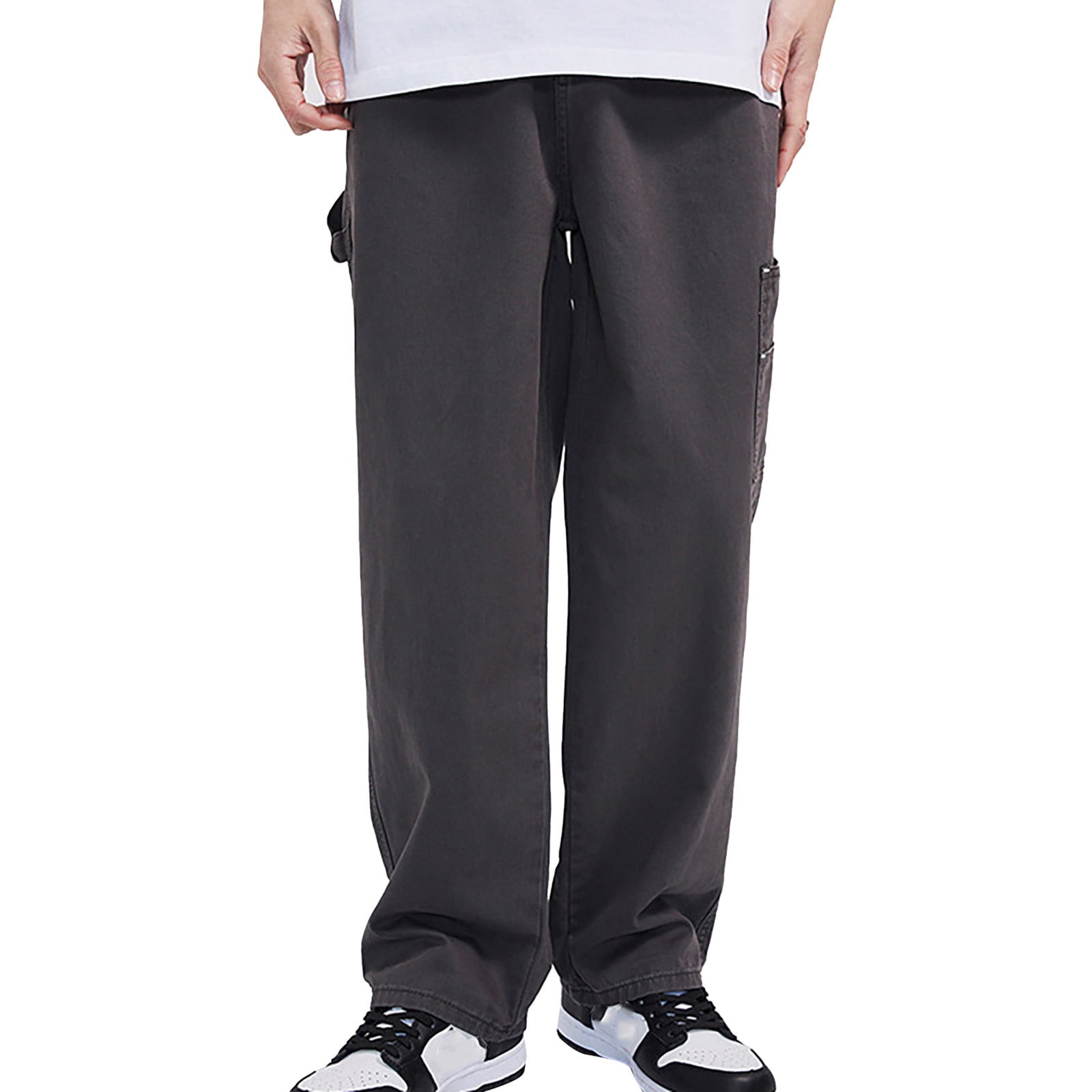 Heavy duty sweatpants with pockets deals