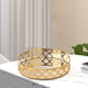thumbnail image 3 of Espejo hueco dorad joyería, organizador de Perfume, bandeja decorativa para decoración para hogar, de , centro de , , M 25x5cm BLESIY Bandeja de espejo, 3 of 8