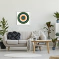 thumbnail image 3 of Stupell Industries Green Muted Circles Abstract Painting White Framed Art Print Wall Art, 24 x 24, 3 of 9