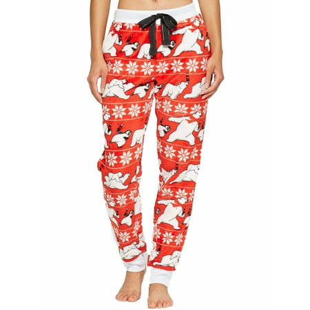 Womens Coca-Cola Christmas Xmas Holiday Sleepwear Pant Pajama Bottoms PJ X-Large