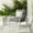 Gray,Silver, variant on Modern Outdoor Lounge Chair with Aluminum Frame and Comfortable Polyester Cushions,Patio Accent Chair with Rope Woven,All-Weather Outdoor Patio Chairs for Garden Backyard Balcony,Gray+Silver