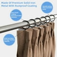 thumbnail image 3 of 48 Pack Curtain Rings with Eyelets, 1.5 Inch I D Metal Drapery Ring for Pinch Pleat Curtains, Drape Ring, Fits Up to 1.2 in Rod (Black), 3 of 7