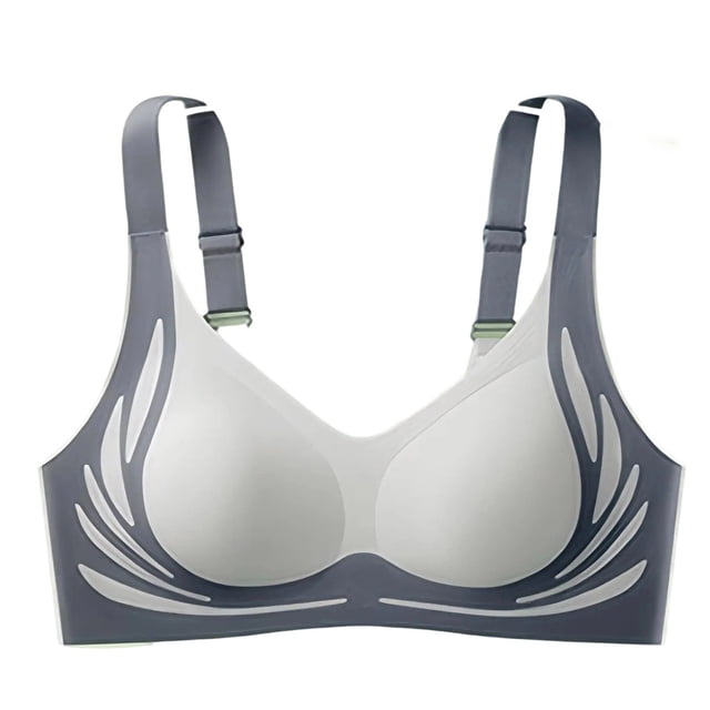 Women's Plus Size Wirefree Bra, Front Closure Full Coverage Comfort Support Soft Cup for Everyday Wear