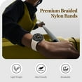 thumbnail image 3 of REQO Nylon Bands for Samsung Galaxy Watch 8 Band 40mm 44mm/ 8 Classic 46mm,No Gap Magnetic Fabric Braided Sport Strap for Galaxy Watch 8 Classic 46 mm/8 40 mm 44 mm men women, 3 of 7
