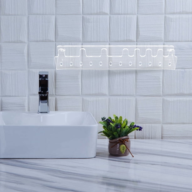 CHICHUMID 2Ud Organizador De Joyería Transparente De Acrílico Para Pared Con Soporte Para Pendientes Y Collares