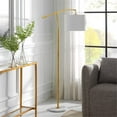 thumbnail image 7 of Uttermost 1-Light Coastal Marble and Metal Floor Lamp in Gold/White, 7 of 7