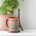 thumbnail image 4 of Ltdhehe Ceramic Water Bottle For Living Room And Tea Table Striped Design Hidden Message Durable Drinking Cup Home, 4 of 6