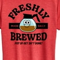 thumbnail image 3 of Instant Message - Freshly Brewed Pot Get Sh-t Done - Women's Short Sleeve Graphic T-Shirt, 3 of 6