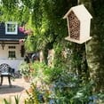 thumbnail image 5 of Higoodz Wooden  Bee House Wood Shelter Nesting Box For Outdoor Garden Decoration,Wood Shelter,Bee Nesting, 5 of 8