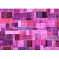 thumbnail image 1 of Ahgly Company Indoor Rectangle Patchwork Pink Transitional Area Rugs, 5' x 8', 1 of 4